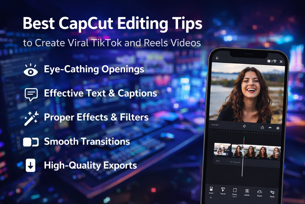 Best CapCut Editing Tips to Create Viral TikTok and Reels Videos